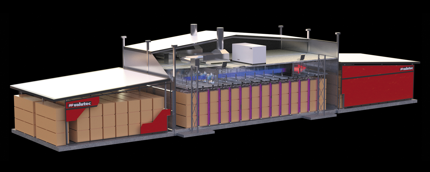 Valutec 1zone continuous kiln